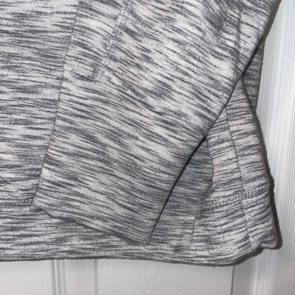 grey zip shoulder sweater (xs) - Picture 3 of 5
